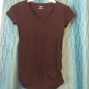 Just In 3 for $12 Black V-neck Maternity Tee Small